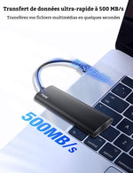 Charger l'image dans la galerie, SSD Externe Portable 8 To – Stockage Ultra-Rapide et Fiable GN