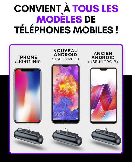 Powerbank Révolutionnaire 3 en 1 ⚡BN