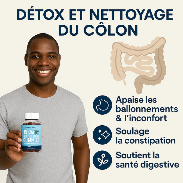 Détox et nettoyage du côlon - Élimine Toxines & Constipation GN